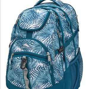 High Sierra Teal Flower Plant Access Bag